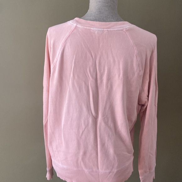 Universal thread size M long sleeve sweatshirt pullover light orange - Picture 4 of 13